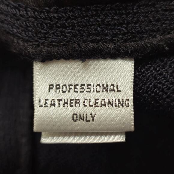 St. John Evening Knit Blazer Black Size 12 Leather Velvet Trim - Picture 6 of 7